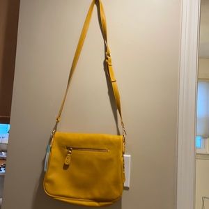 Mustard-colored crossbody bag **NWT**